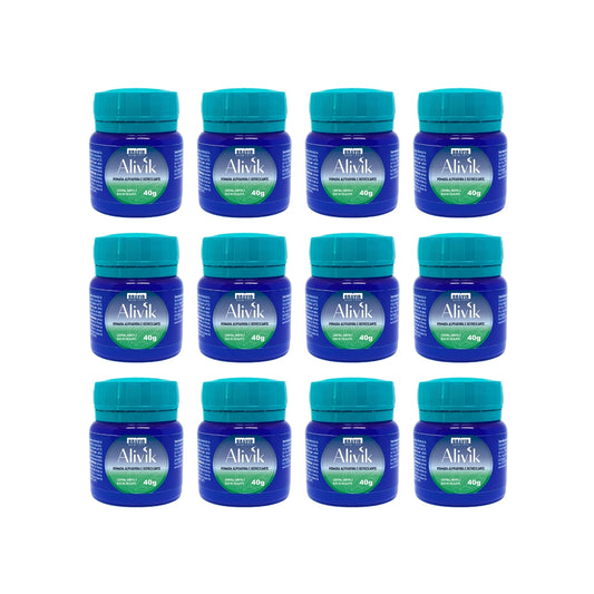 Kit 12x Alivik 40g Pomada Refrescante