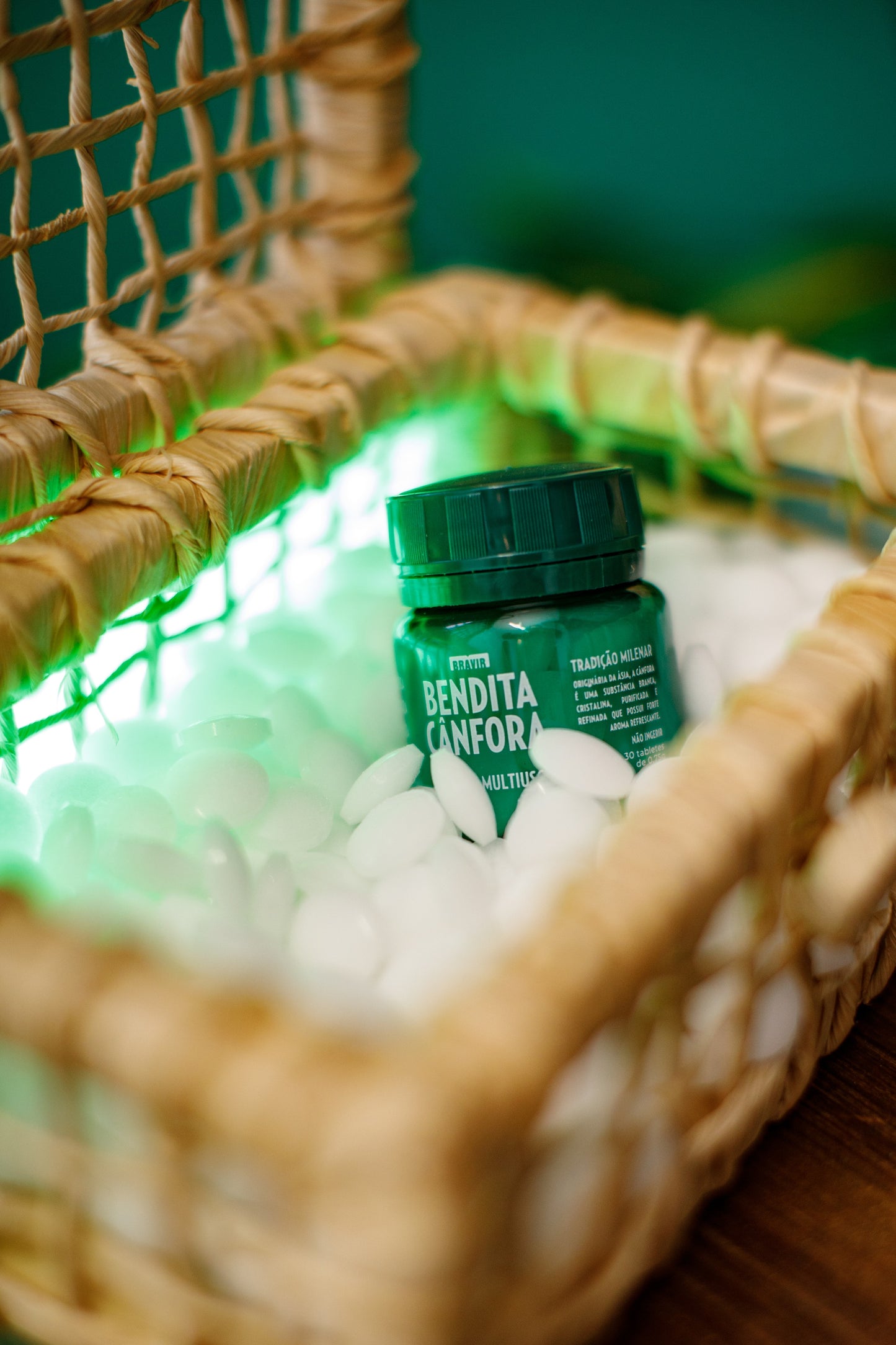 Cânfora Pastilha Odorizante - Pote com 30