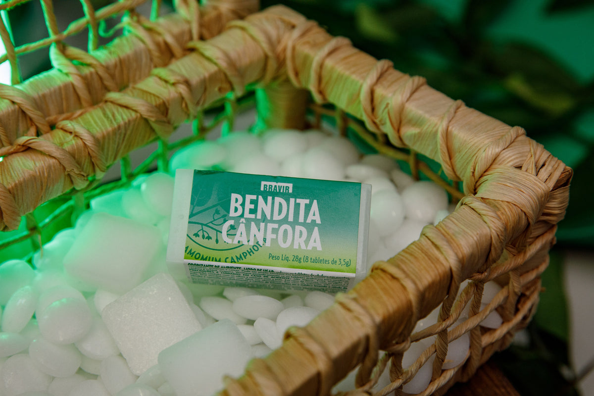 Tablete de cânfora em pedra usado em depósito e lavanderia anti mofo