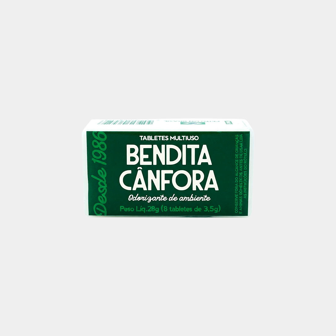Cânfora Tablete Odorizante (8 unidades)