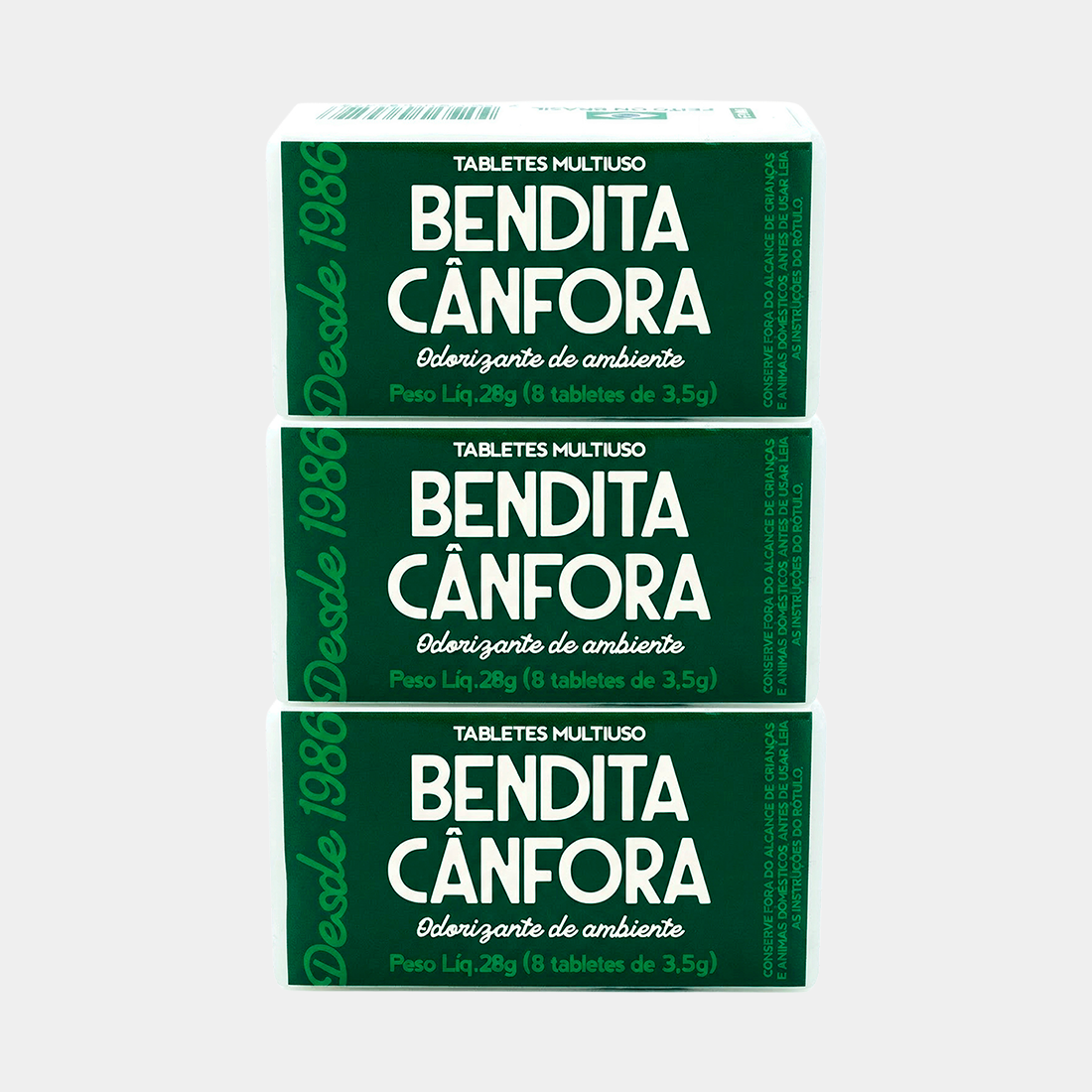 Kit 3x Tablete de Cânfora (24 un.)