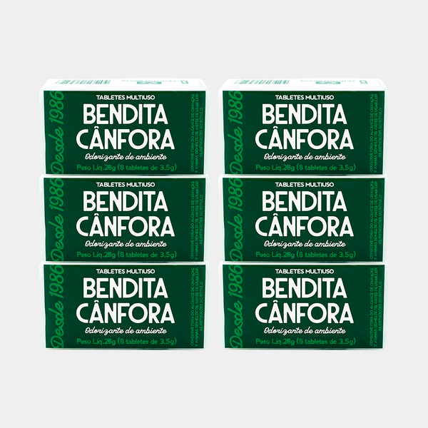 Kit 6x Cânfora Tablete Odorizante