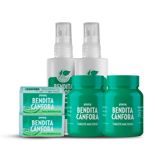 Kit Inverno Bendita Cânfora — cânfora pra proteger a casa e refrescar o corpo