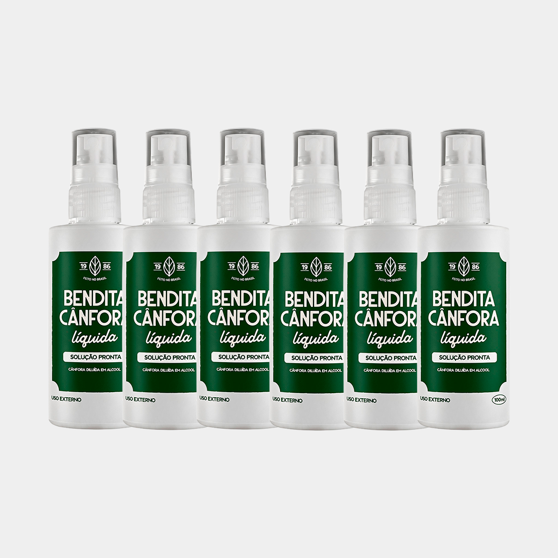 Kit 6x Cânfora Líquida em Spray (100 ml)