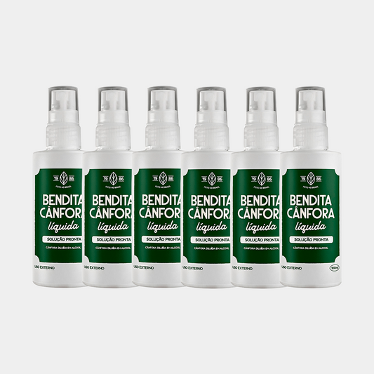 Kit 6x Cânfora Líquida Spray 100ml cada