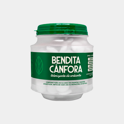 Cânfora Pastilha Odorizante Pote com 200