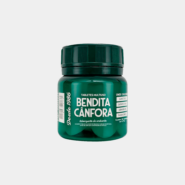 Cânfora Pastilha Odorizante Pote com 30