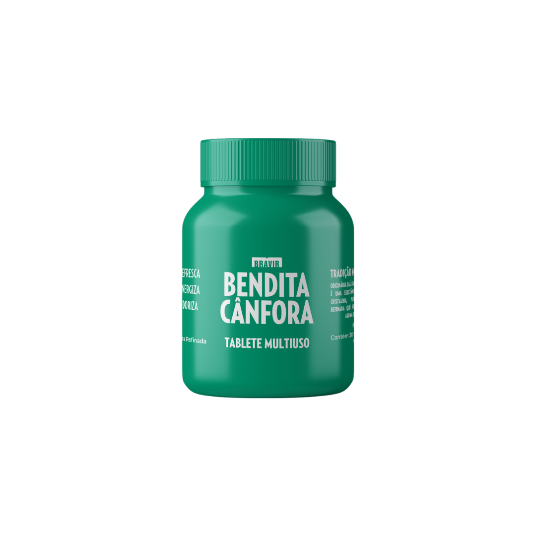 Cânfora Pastilha Odorizante - Pote com 30