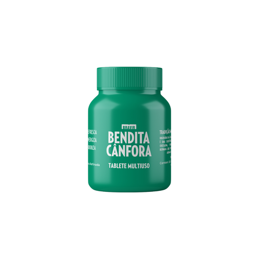 Cânfora Pastilha Odorizante - Pote com 30