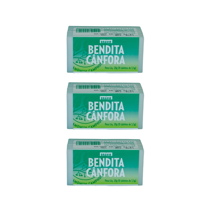 Kit 3x Cânfora Tablete Odorizante