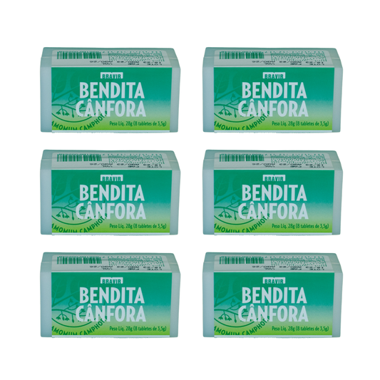 Kit 6x Cânfora Tablete Odorizante