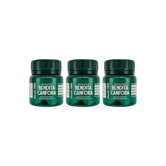 Cânfora Pastilha Odorizante — Compre 2, Leve 3 Potes