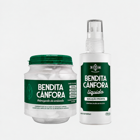 Kit Spray + Pastilha de Cânfora (200 un.)